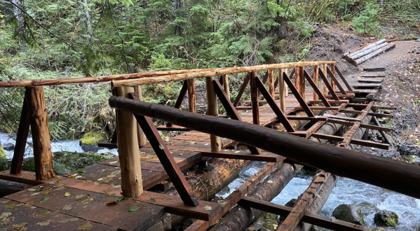 The One-Of-A-Kind Trail In Washington With Numerous Bridges And Old Growth Trees Is Quite The Hike