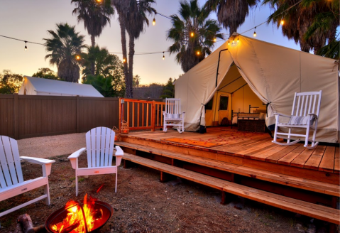 Southern California's Glampground Getaway, Oceanside Resort, Is Truly One Of A Kind