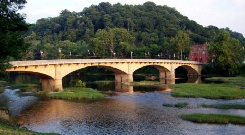 A Pedestrian Bridge With A View, West Virginia's Alderson Bridge Offers A Walk To Remember