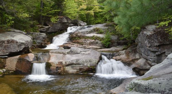 An Easy But Gorgeous Hike, Step Falls Hiking Trail Leads To A Little-Known Waterfall In Maine