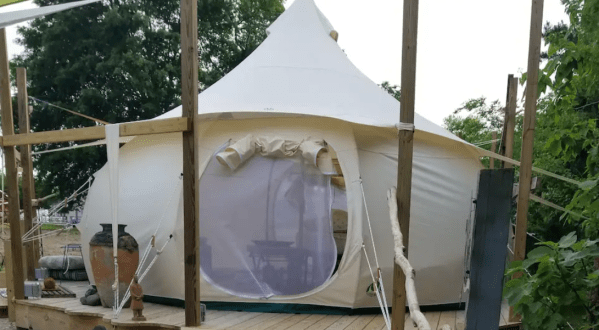 This Yurt Will Take Your Delaware Glamping Experience To A Whole New Level