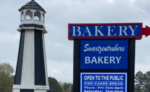 Visit The South Carolina Amish Country Bakery With Cinnamon Roll Pans The Size Of Your Head