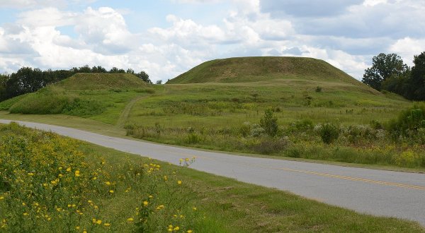Walk Across A Prehistoric American Indian Site At Ocmulgee Mounds In Georgia