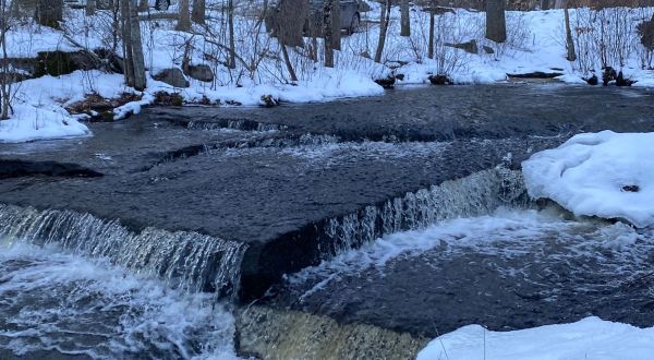 The Frozen Waterfall At Arcadia State Management Area In Rhode Island Is A Must-See This Winter