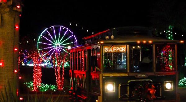 Gulfport Harbor Lights Is One Of Mississippi’s Biggest, Brightest, And Most Dazzling Light Displays