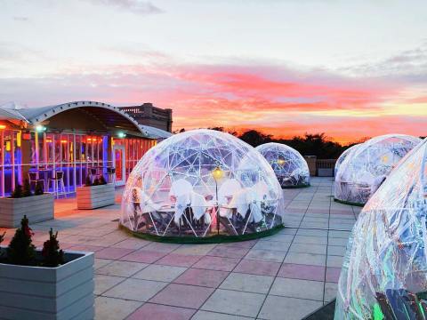 Stay Warm And Cozy This Season At The Frost Bar, An Igloo Bar In Massachusetts