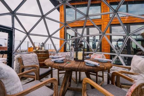 Stay Warm And Cozy This Season At Sky Shed, A Rooftop Igloo Bar In Montana