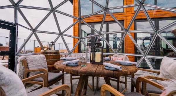 Stay Warm And Cozy This Season At Sky Shed, A Rooftop Igloo Bar In Montana