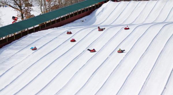 With 12 Lanes, One Of Minnesota’s Largest Snow Tubing Parks Offers Plenty Of Space For Everyone