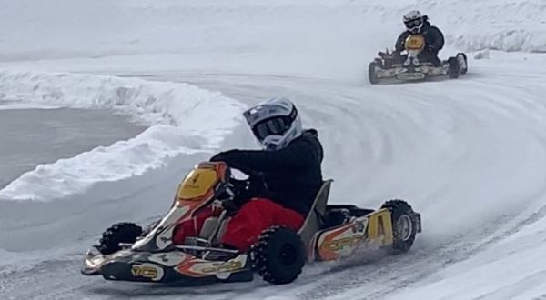 The Coolest High-Speed Experience, Go Karting On Ice, Is Coming To Colorado This Winter