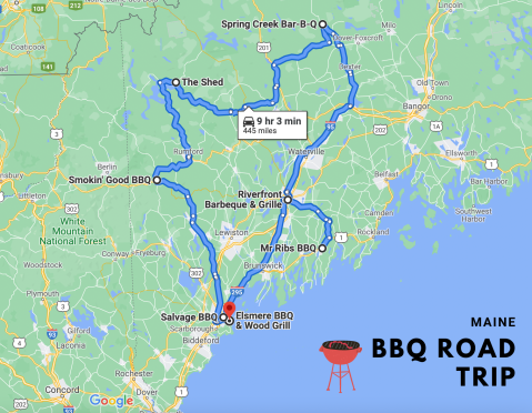 The Most Delicious Maine Road Trip Takes You To 7 Hole-In-The-Wall BBQ Restaurants