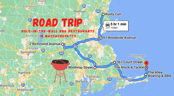 The Most Delicious Massachusetts Road Trip Takes You To 7 Hole-In-The-Wall BBQ Restaurants