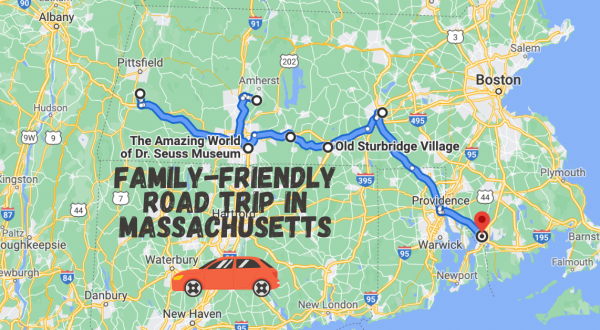 This Family Friendly Road Trip Through Massachusetts Leads To Whimsical Attractions, A Themed Restaurant, And More