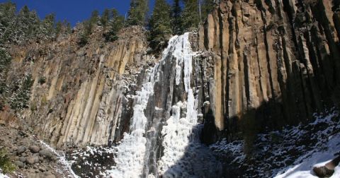 The Frozen Waterfall At Palisade Falls In Montana Is A Must-See This Winter