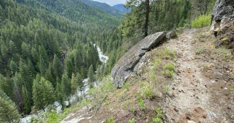 This Trail Leading To Hot Springs Is Often Called One Of The Most Difficult Hikes In Idaho