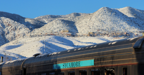 Ride Through Arizona's Wintery Landscape On The Verde Canyon Railroad