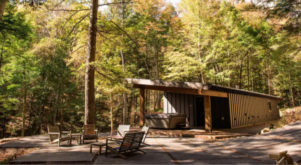 You Can’t Beat The Views From This Glass Cabin Airbnb In Ohio