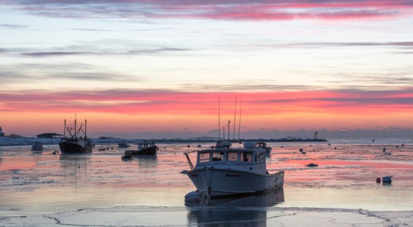 Wake Up Early To Witness The Sunrises At This Harbor In New Hampshire
