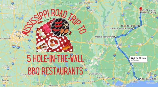 The Most Delicious Mississippi Road Trip Takes You To 5 Hole-In-The-Wall BBQ Restaurants