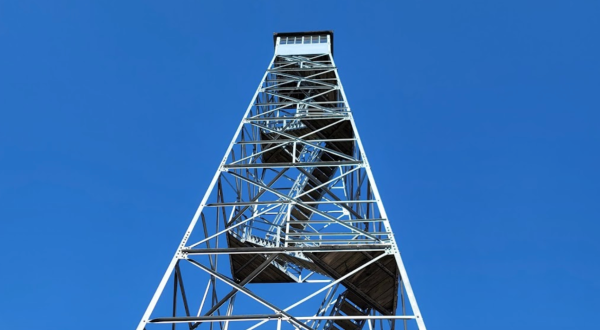 Climb 100 Steps To One Of The Best Views In Virginia When You Visit The Sounding Knob Fire Tower