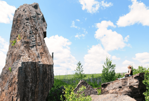 Hike To A Magnetic Monolith Hiding In The Middle Of A Forest In Minnesota