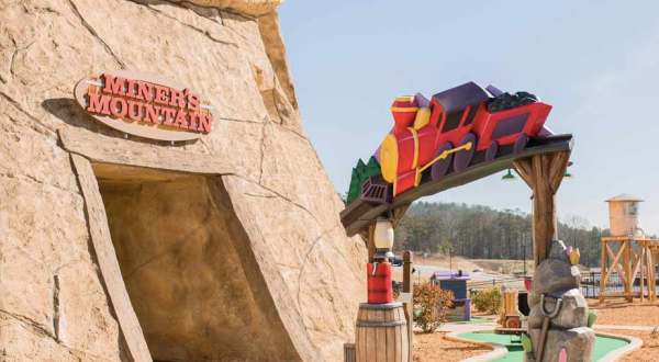 This Western-Themed Miniature Golf Course In Georgia Is 18 Holes Of Railroad Fun