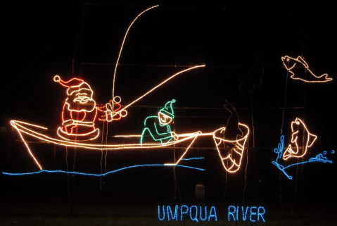 The Umpqua Valley Festival of Lights Is One Of Oregon's Biggest, Brightest, And Most Dazzling Drive-Thru Light Displays