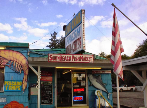 Order Some Of The Best Chowder In Oregon At South Beach Fish Market, A Ramshackle Seafood Shack