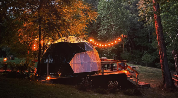These Geodomes Will Take Your West Virginia Glamping Experience To A Whole New Level