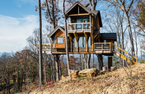 This Fairy Tale Treehouse Will Take Your North Carolina Glamping Experience To A Whole New Level