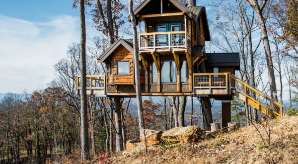 This Fairy Tale Treehouse Will Take Your North Carolina Glamping Experience To A Whole New Level