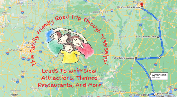 This Family Friendly Road Trip Through Mississippi Leads To Whimsical Attractions, Themed Restaurants, And More