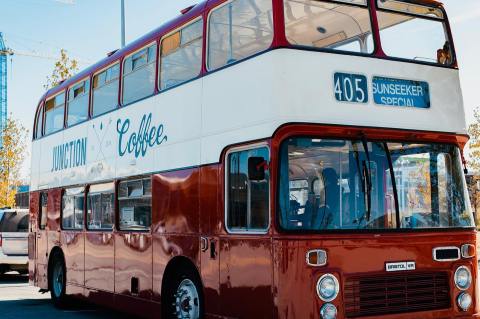 This Coffee Shop Is Housed In A 1974 Double Decker Bus...And You Will Want To Visit