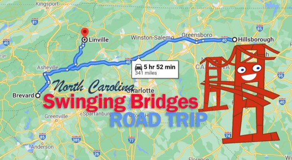 Spend The Day Exploring These Three Swinging Bridges In North Carolina