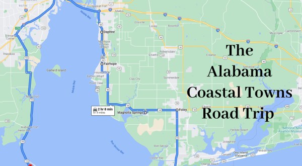 Take This Road Trip To The Most Charming Coastal Towns In Alabama