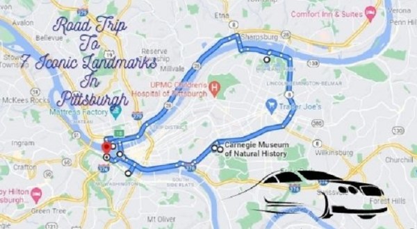 This Epic Road Trip Leads To 7 Iconic Landmarks In Pittsburgh