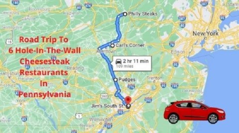 The Most Delicious Pennsylvania Road Trip Takes You To 6 Hole-In-The-Wall Cheesesteak Restaurants