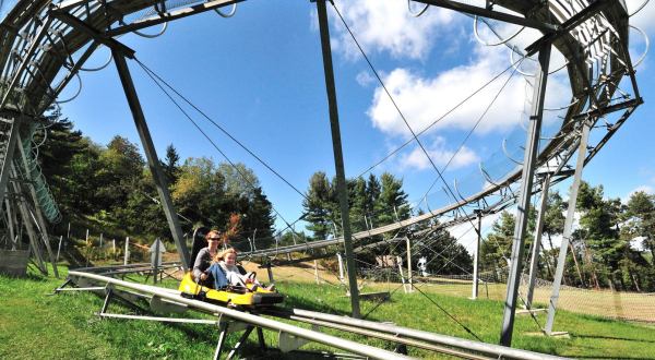 You’ll Want To Ride The One Of A Kind Mountain Coaster Found At Wisp Resort In Maryland
