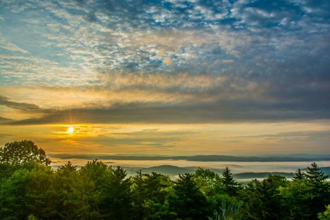 Watch The Sunrise And The Sunset At  Allis State Park, Atop A Fire Tower In Vermont