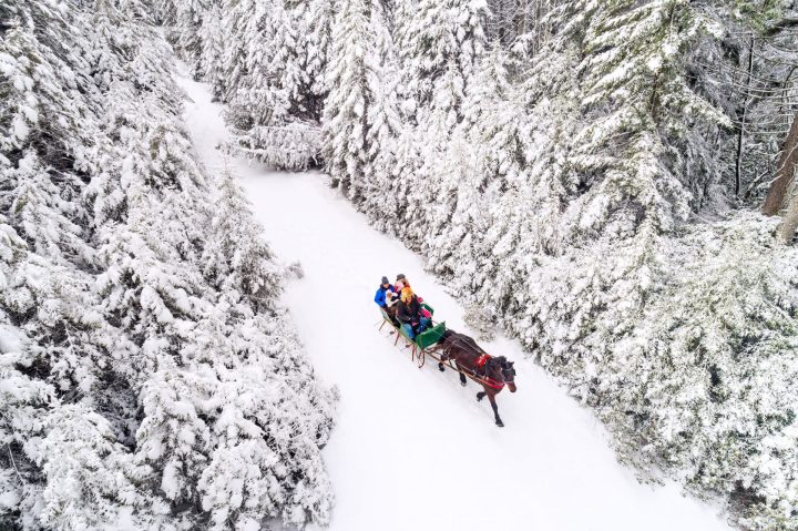 Snowshoe Mountain sleigh rides