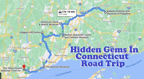 Take This Hidden Gems Road Trip When You Want To See Some Little-Known Places In Connecticut