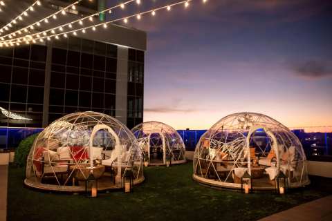Stay Warm And Cozy This Season At Juniper, A Rooftop Igloo Bar In South Carolina