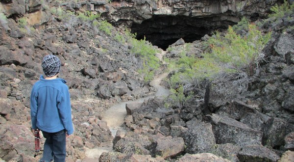 Spend The Day Exploring Dozens Of Caves At Northern California’s Lava Beds National Monument