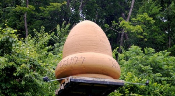 The Space Acorn Near Pittsburgh Just Might Be The Strangest Roadside Attraction Yet