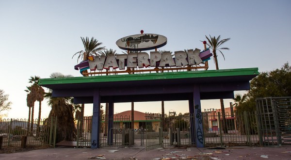 A Water Park Was Built And Left To Decay In The Middle Of The Southern California Desert