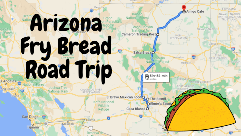 The Most Delicious Arizona Road Trip Takes You To 8 Hole-In-The-Wall Fry Bread Restaurants