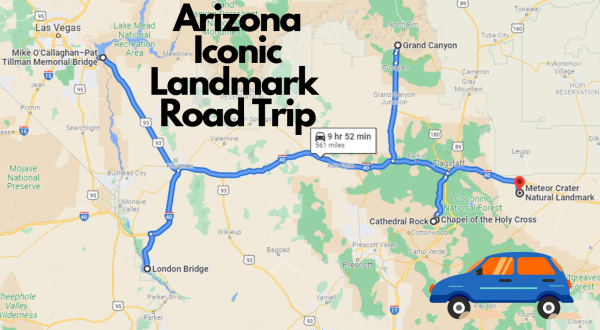 This Epic Road Trip Leads To 7 Iconic Landmarks In Arizona