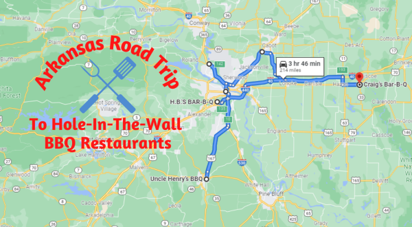The Most Delicious Arkansas Road Trip Takes You To 6 Hole-In-The-Wall BBQ Restaurants