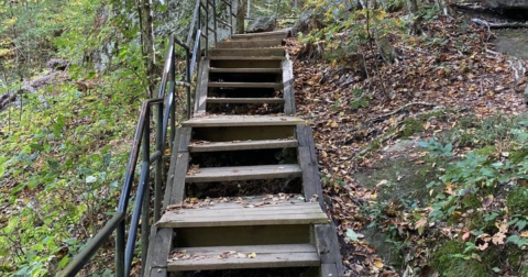 Hike This Stairway Trail In Virginia For A Magical Waterfall Adventure
