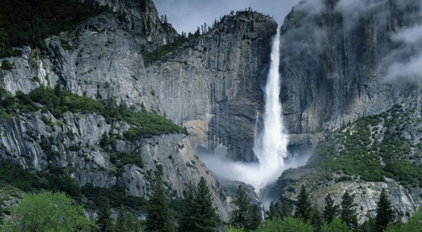 Take A Magical Waterfall Hike In Northern California To Yosemite Falls, If You Can Find It